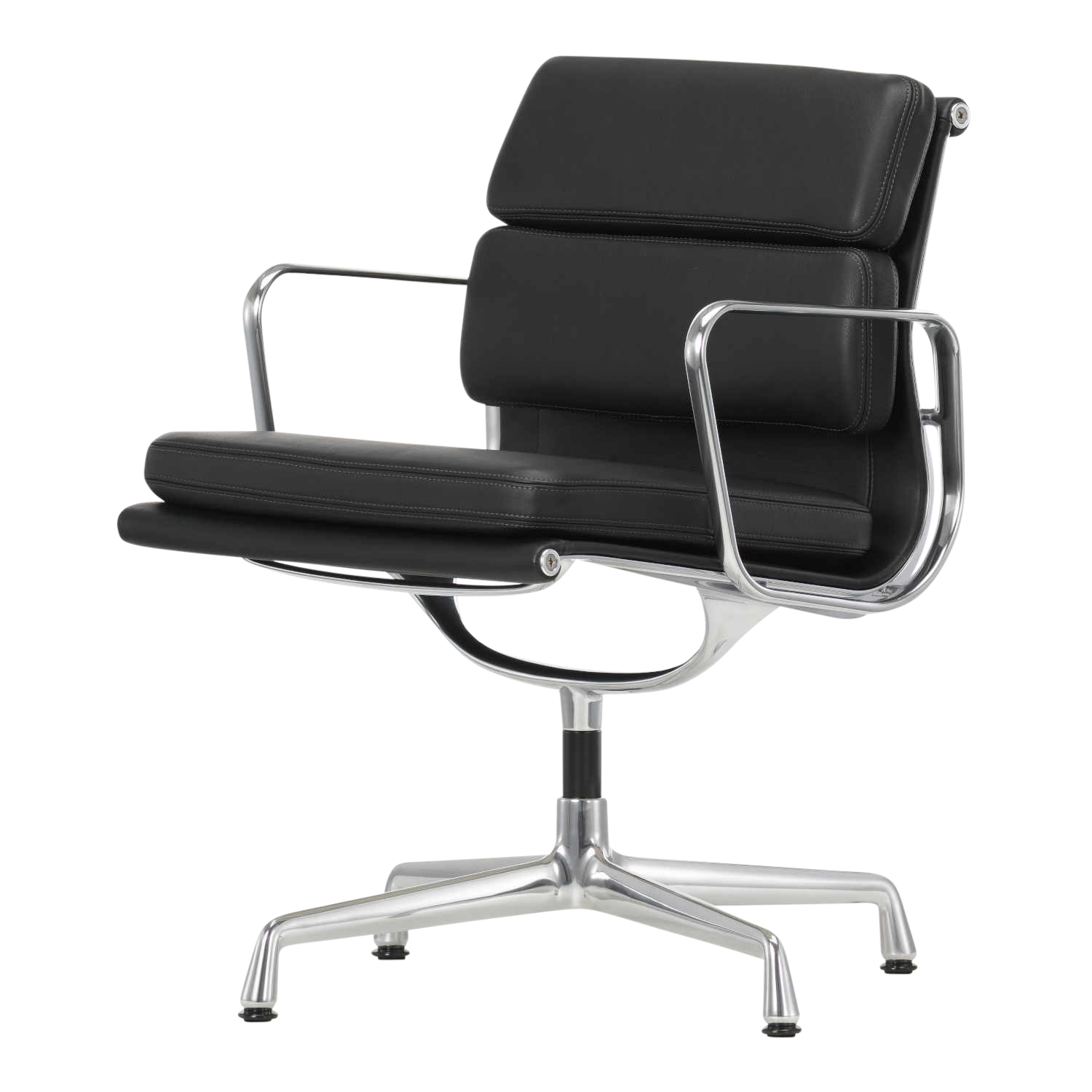 EA208 Soft Pad Chair Drehstuhl, Leder/Rückseite Plano 69/54 kastanie / braun, Höhe 84 cm, Untergestell aluminium poliert, Gleiter gleiter für teppi... EA208 Soft Pad Chair Drehstuhl, Leder/Rückseite Plano 69/54 kastanie / braun, Höhe 84 cm, Untergestell aluminium poliert, Gleiter gleiter für teppi... von Vitra