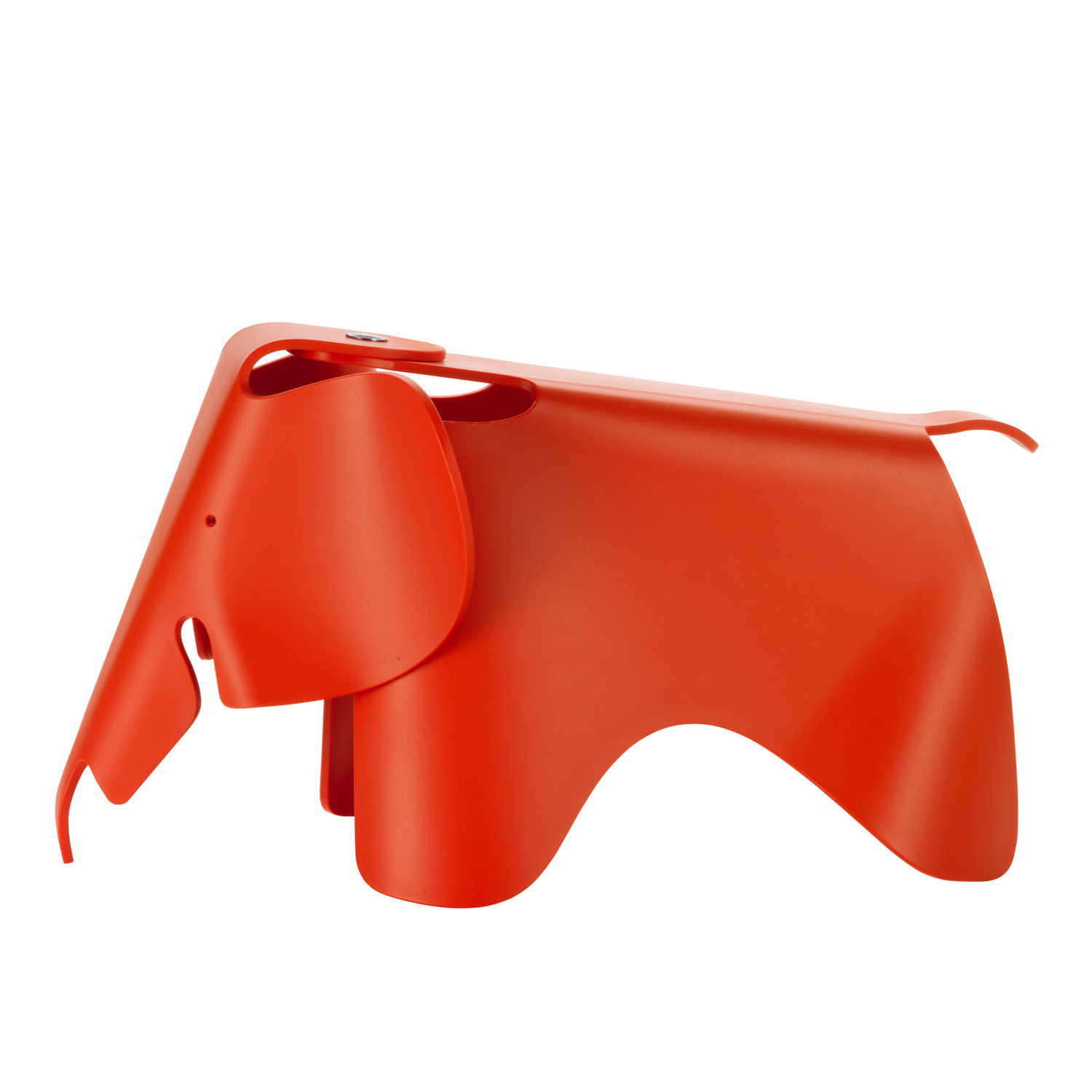 Eames Elephant small, Farbe poppy red von Vitra