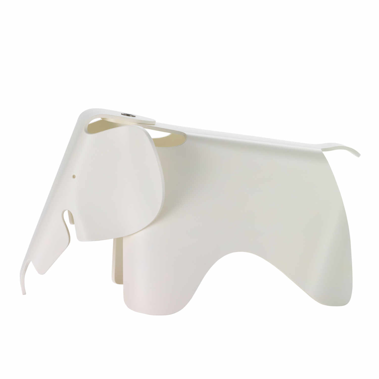 Eames Elephant small, Farbe weiss von Vitra