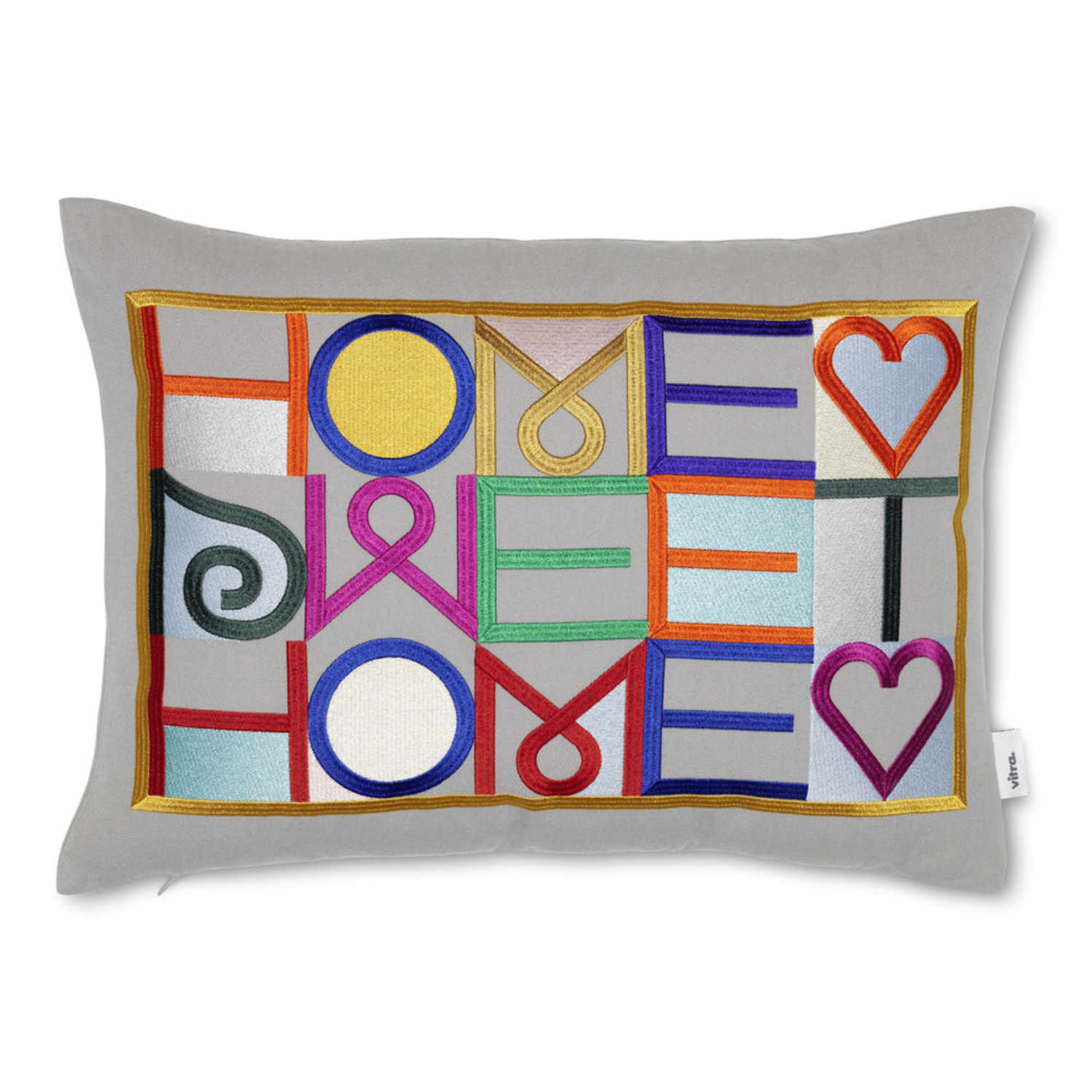 Embroidered Pillow Home Sweet Home Kissen von Vitra