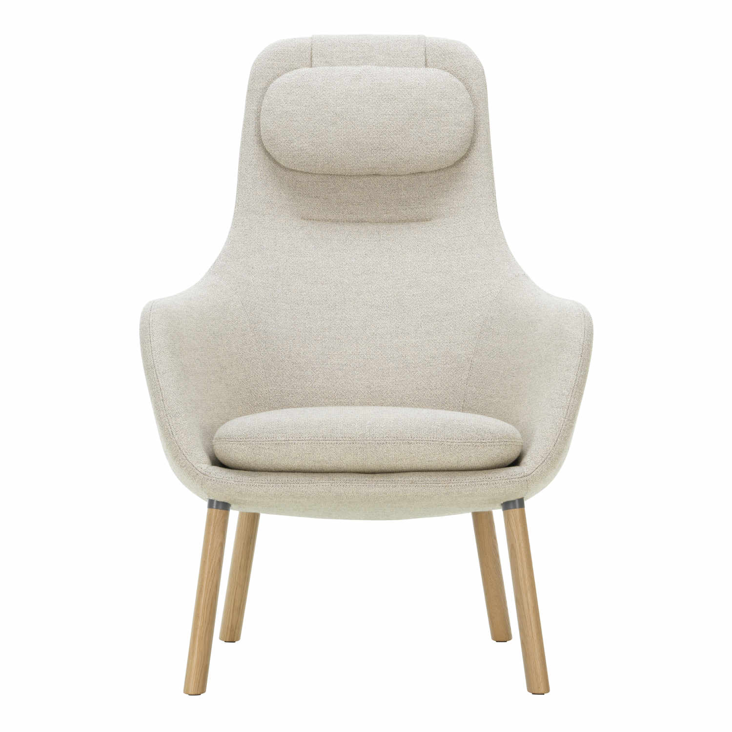HAL Lounge Chair Stoffsessel, Bezug stoff volo 08 grüngrau, Untergestell eiche dunkel, naturholz-schutzlack 04, Gleiter gleiter für teppichböden HAL Lounge Chair Stoffsessel, Bezug stoff volo 08 grüngrau, Untergestell eiche dunkel, naturholz-schutzlack 04, Gleiter gleiter für teppichböden von Vitra