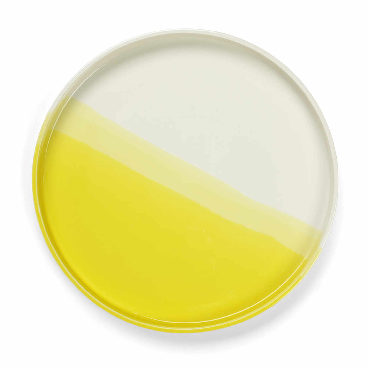 Herringbone Vessels Tray Tablett, Farbe gelb von Vitra
