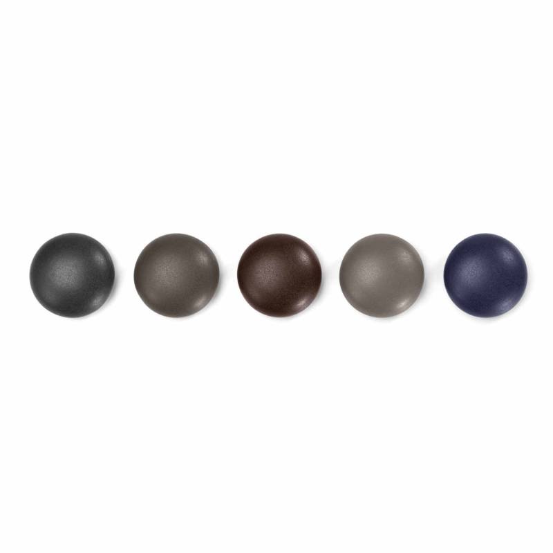 Magnet Dots 5er-Set Magnete, Farbe dunkel von Vitra