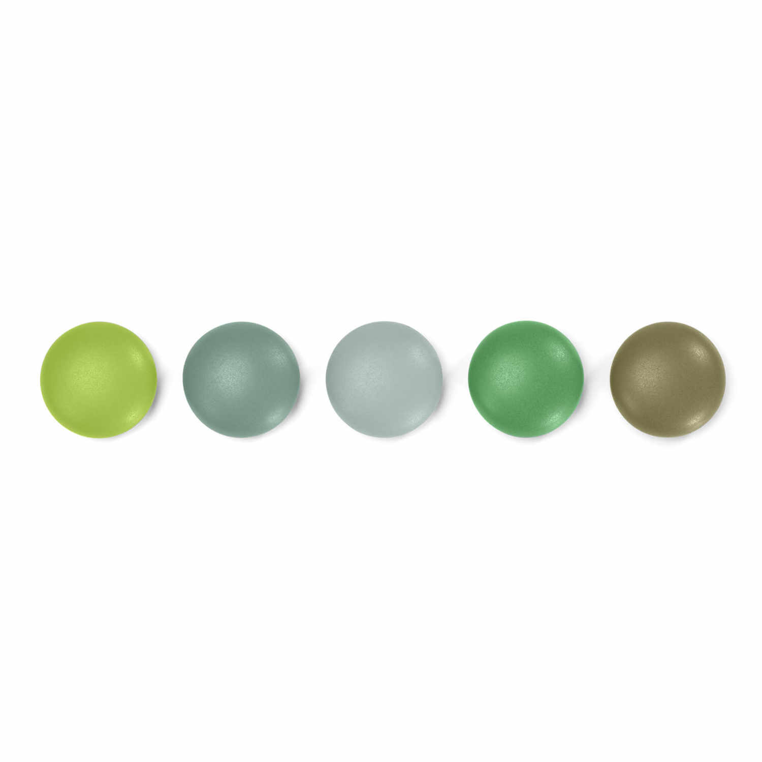 Magnet Dots 5er-Set Magnete, Farbe grün von Vitra