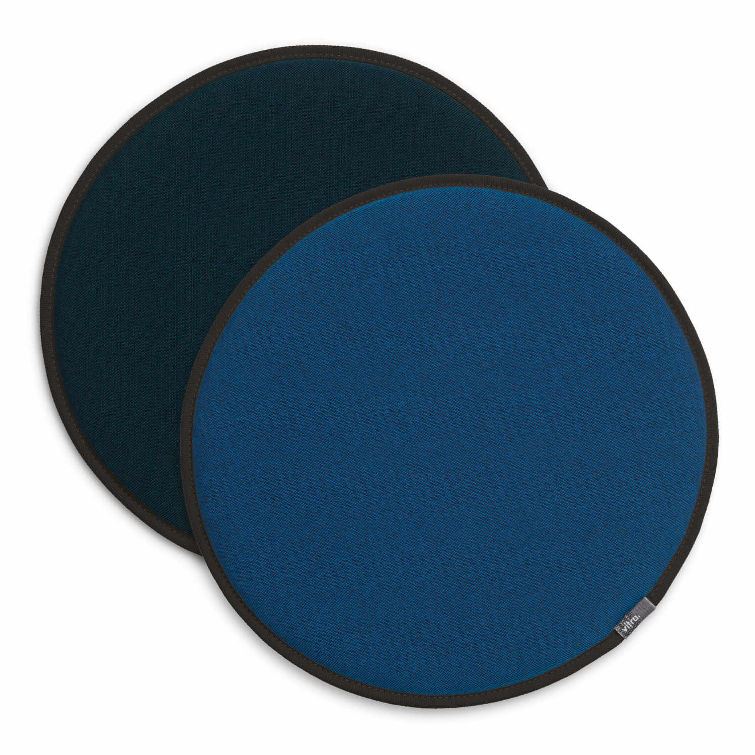 Seat Dots Sitzkissen/Sitzauflage, Farbe blau/coconut - schwarz/eisblau von Vitra