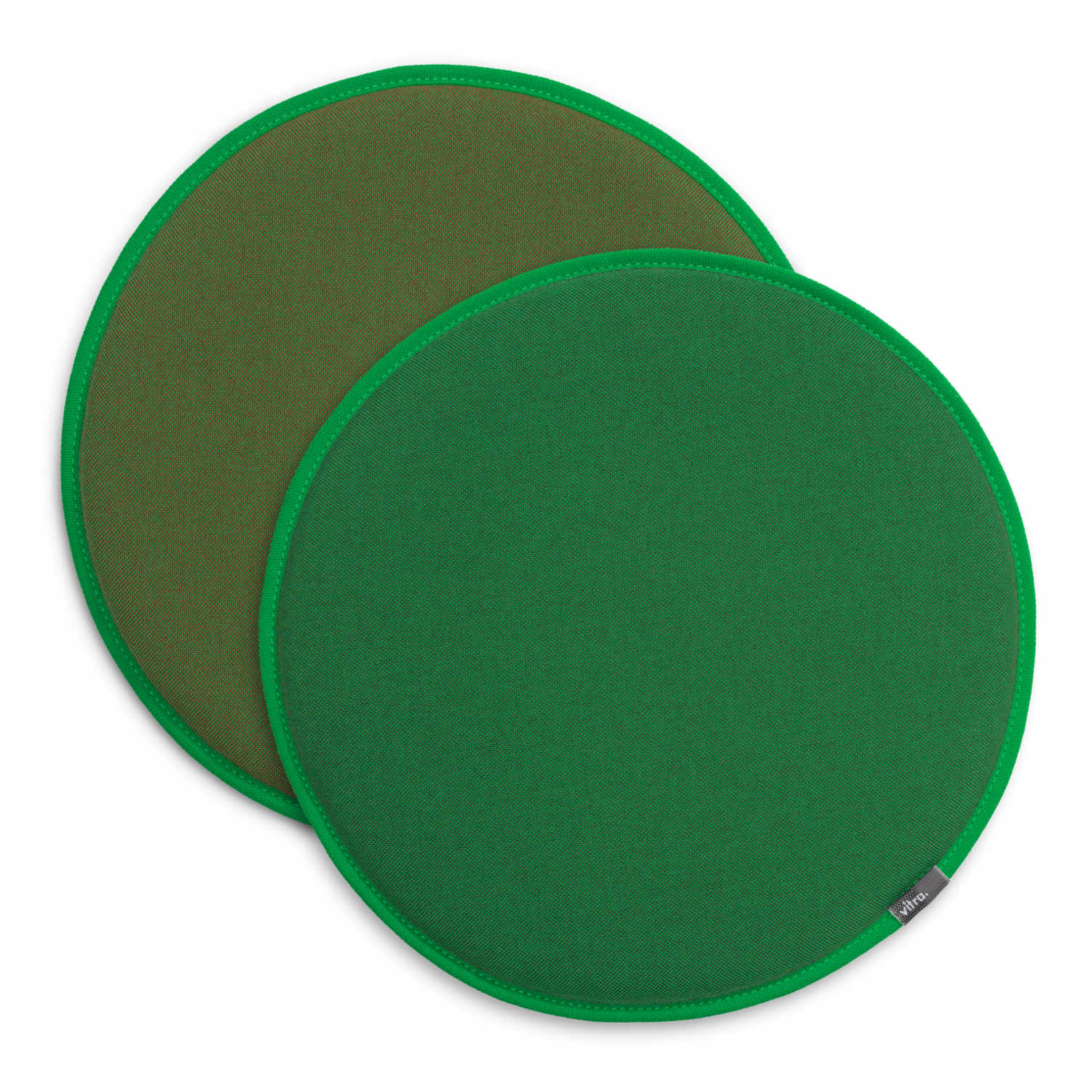 Seat Dots Sitzkissen/Sitzauflage, Farbe classic green/forest - classic green/cognac von Vitra