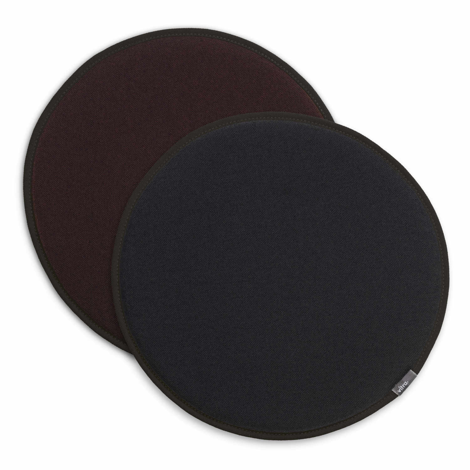 Seat Dots Sitzkissen/Sitzauflage, Farbe dunkelgrau/schwarz - kastanie/schwarz von Vitra