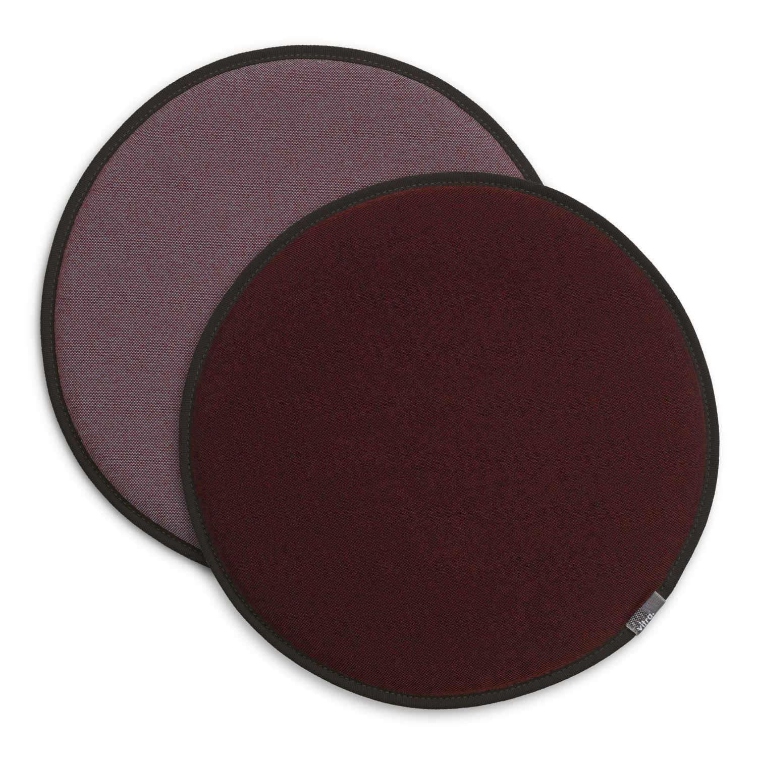 Seat Dots Sitzkissen/Sitzauflage, Farbe dunkelrot/schwarz - dunkelrot/eisblau von Vitra