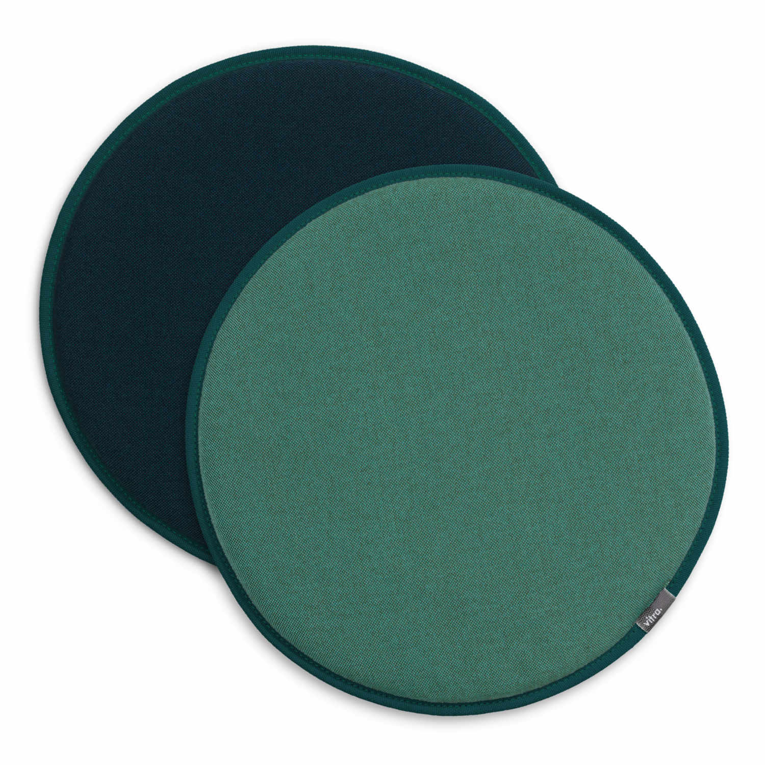 Seat Dots Sitzkissen/Sitzauflage, Farbe mint/forest - petrol/schwarz von Vitra