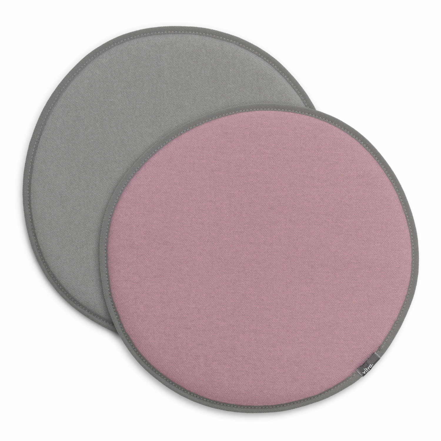 Seat Dots Sitzkissen/Sitzauflage, Farbe pink/sierragrau - hellgrau/sierragrau von Vitra