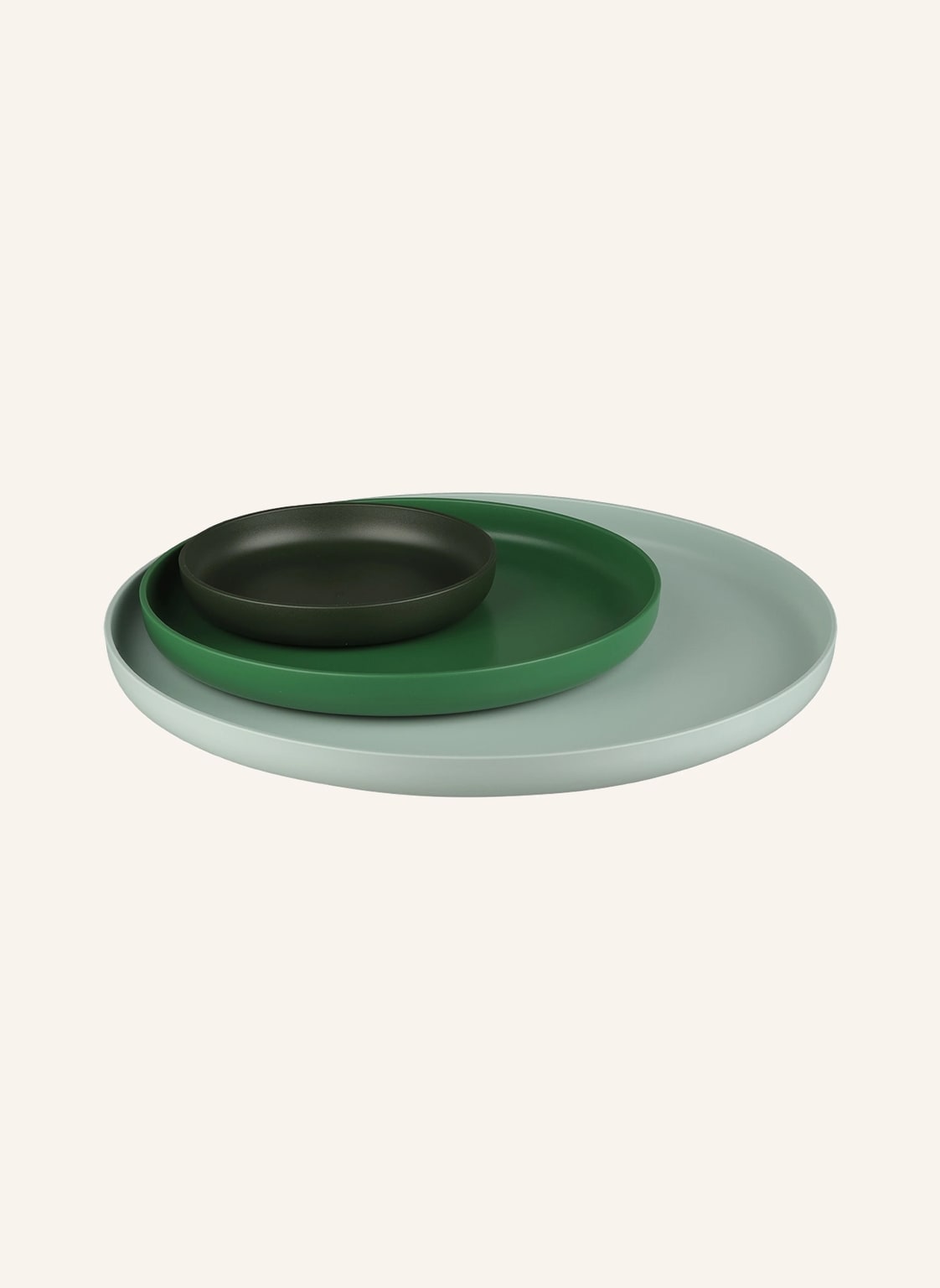 Vitra 3er-Set Tabletts gruen Vitra 3er-Set Tabletts gruen von Vitra