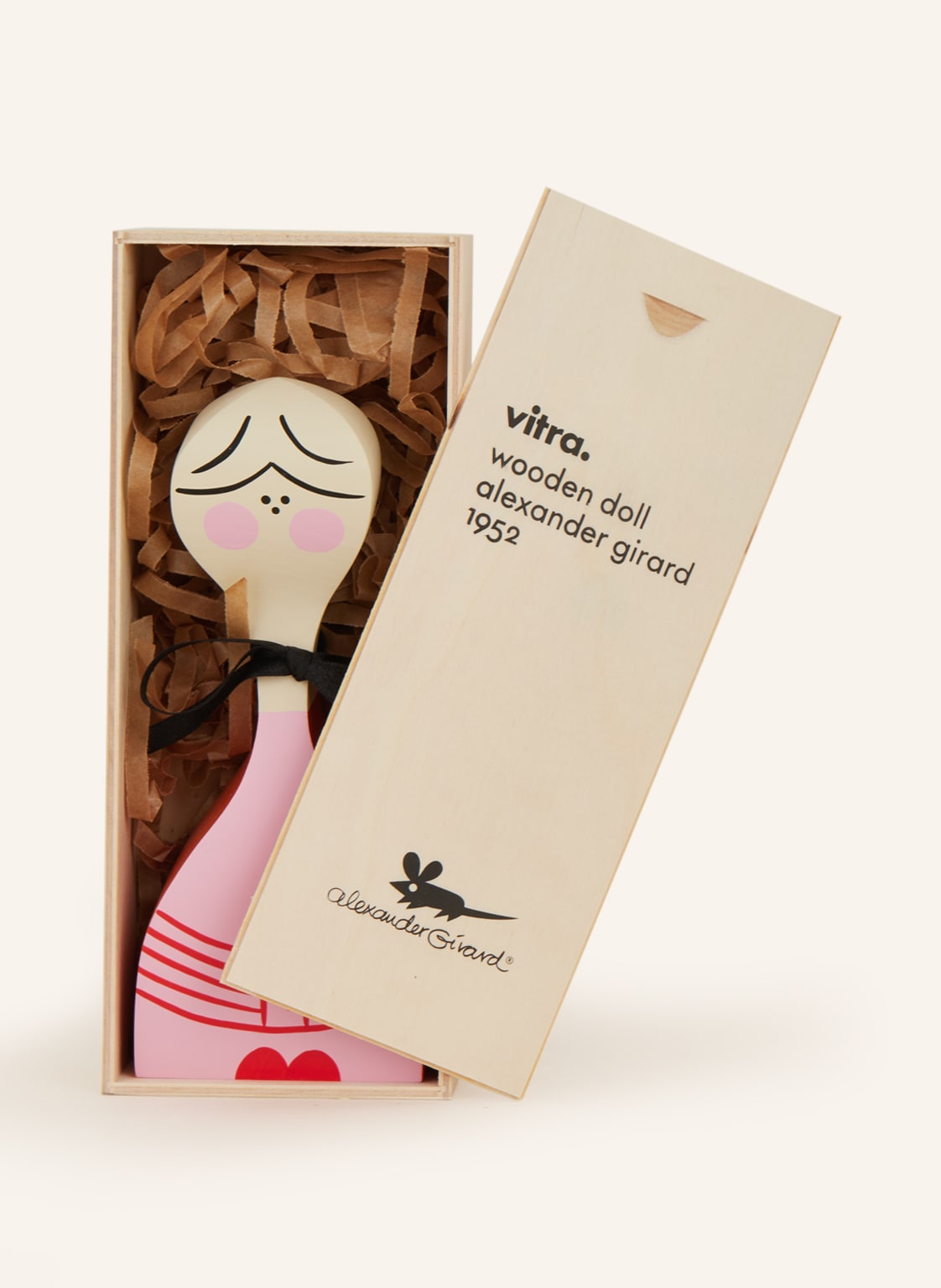 Vitra Dekofigur Wooden Doll No. 2 pink von Vitra