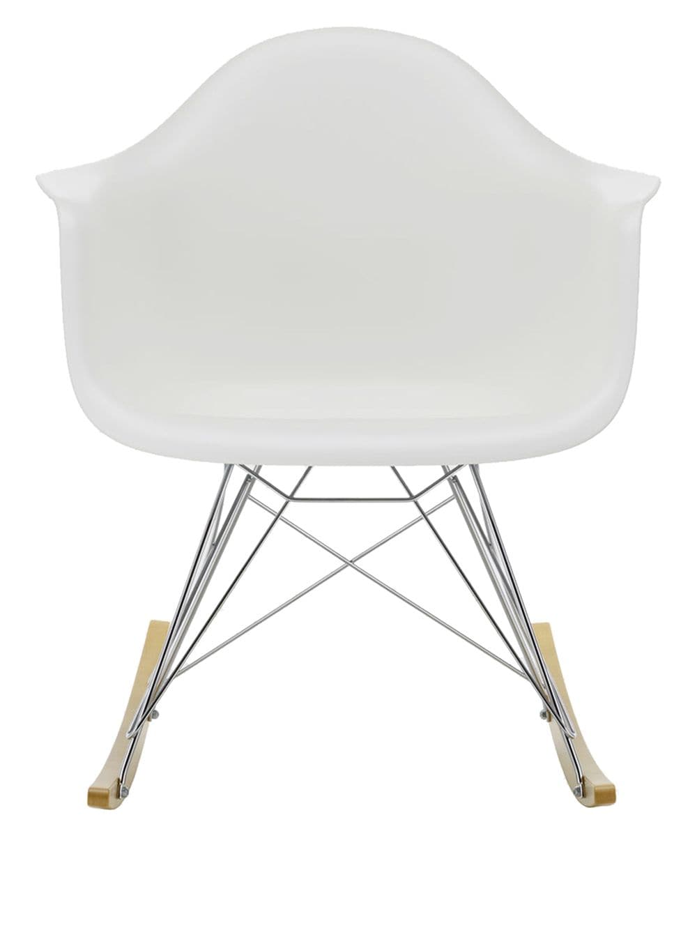 Vitra Eames rocking Plastic armchair - White von Vitra