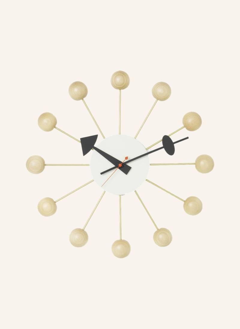Vitra Wanduhr Ball Clock beige von Vitra