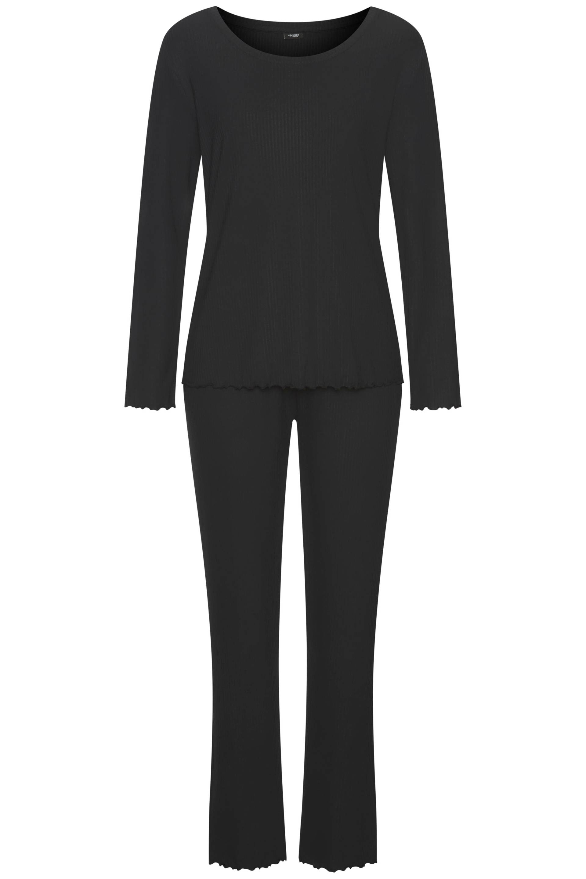 Vivance Dreams Pyjama, mit süssem Babylock-Saum von Vivance Dreams
