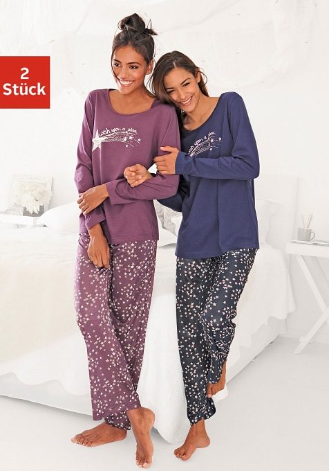 Vivance Dreams Pyjama, (4 tlg., 2 Stück) von Vivance Dreams