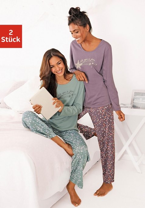 Vivance Dreams Pyjama, (4 tlg., 2 Stück) von Vivance Dreams