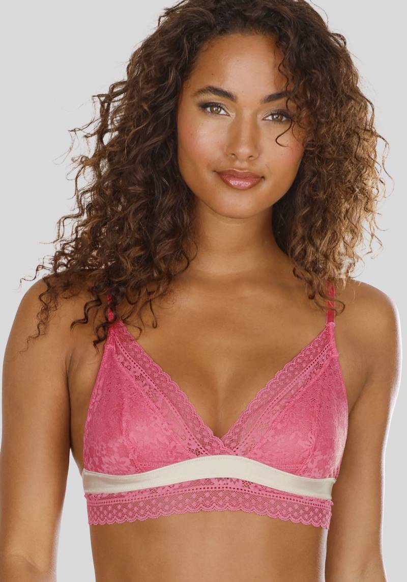 Vivance Bralette-BH »Viola«, ohne Bügel in angesagter Triangle-Schnittform, Dessous von Vivance