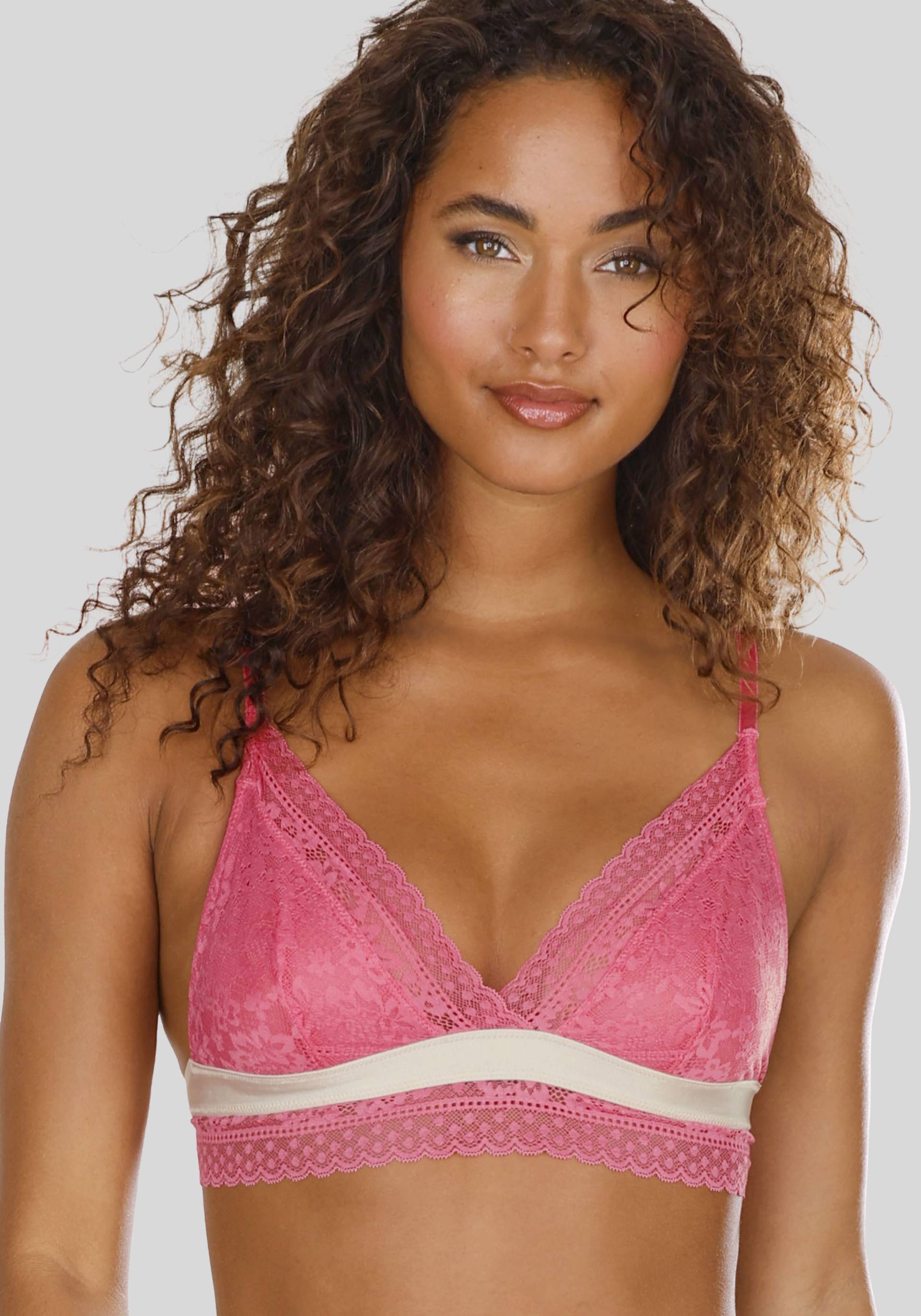 Vivance Bralette-BH »Viola«, ohne Bügel in angesagter Triangle-Schnittform, Dessous Vivance Bralette-BH »Viola«, ohne Bügel in angesagter Triangle-Schnittform, Dessous von Vivance