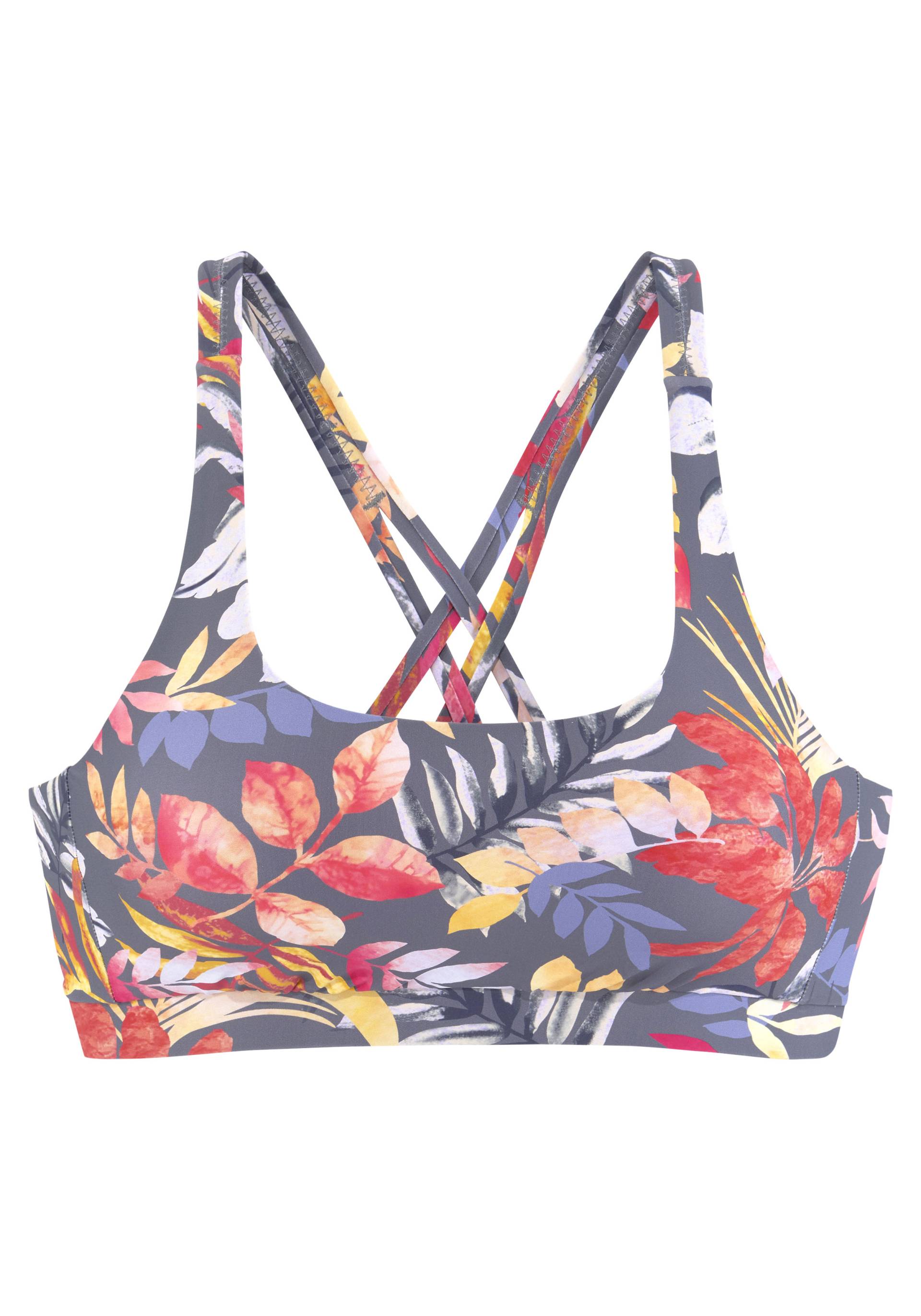 Vivance Bustier-Bikini-Top »Leilani«, mit floralem Print von Vivance