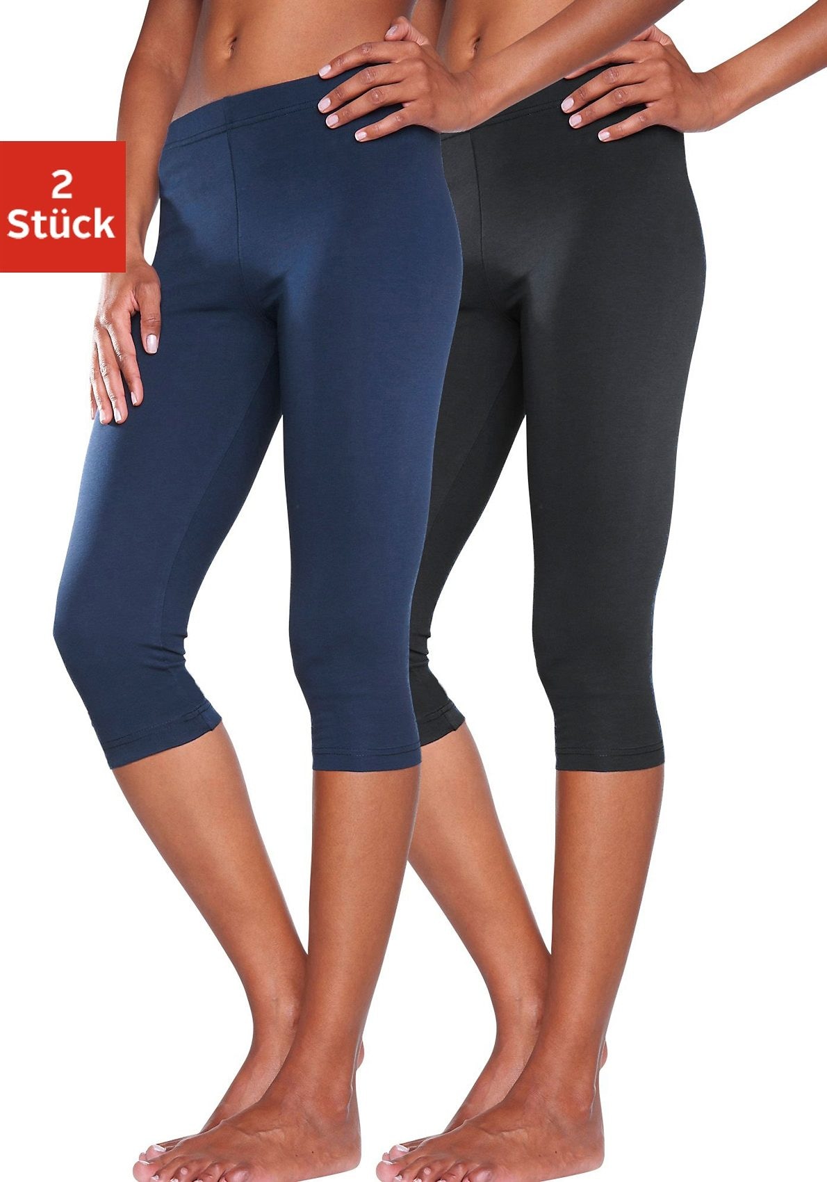 Vivance active Caprileggings, (2er-Pack) von Vivance active