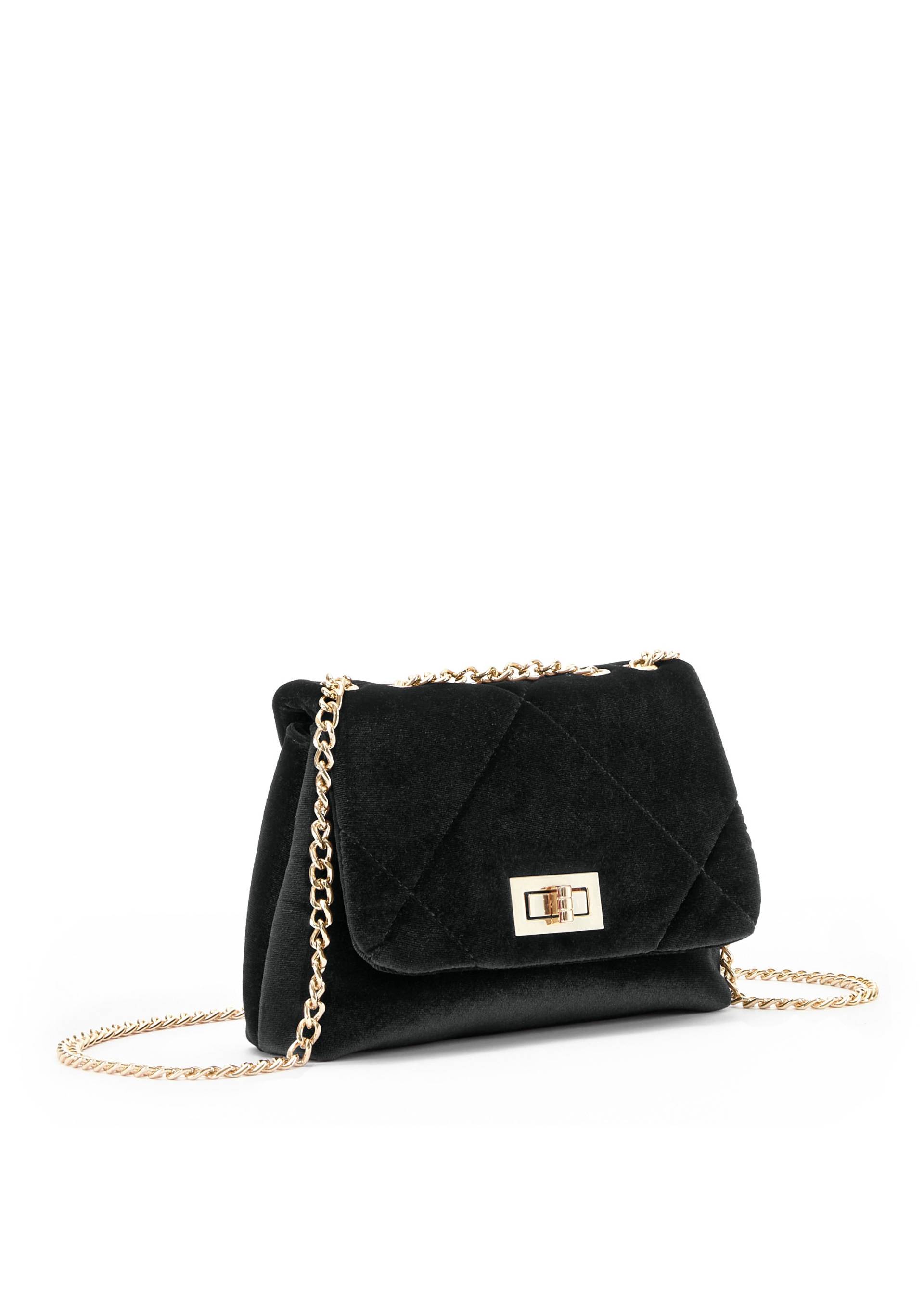 Vivance Handtasche, Mini Bag, Umhängetasche, Kettentasche in Samt-Optik, Schultertasche Vivance Handtasche, Mini Bag, Umhängetasche, Kettentasche in Samt-Optik, Schultertasche von Vivance