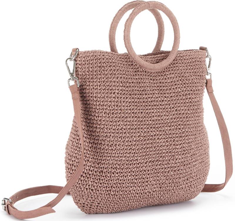 Vivance Handtasche »Henkeltasche«, Schultertasche, Minibag, Strandtasche, Sommertasche, Crossbody Bag von Vivance