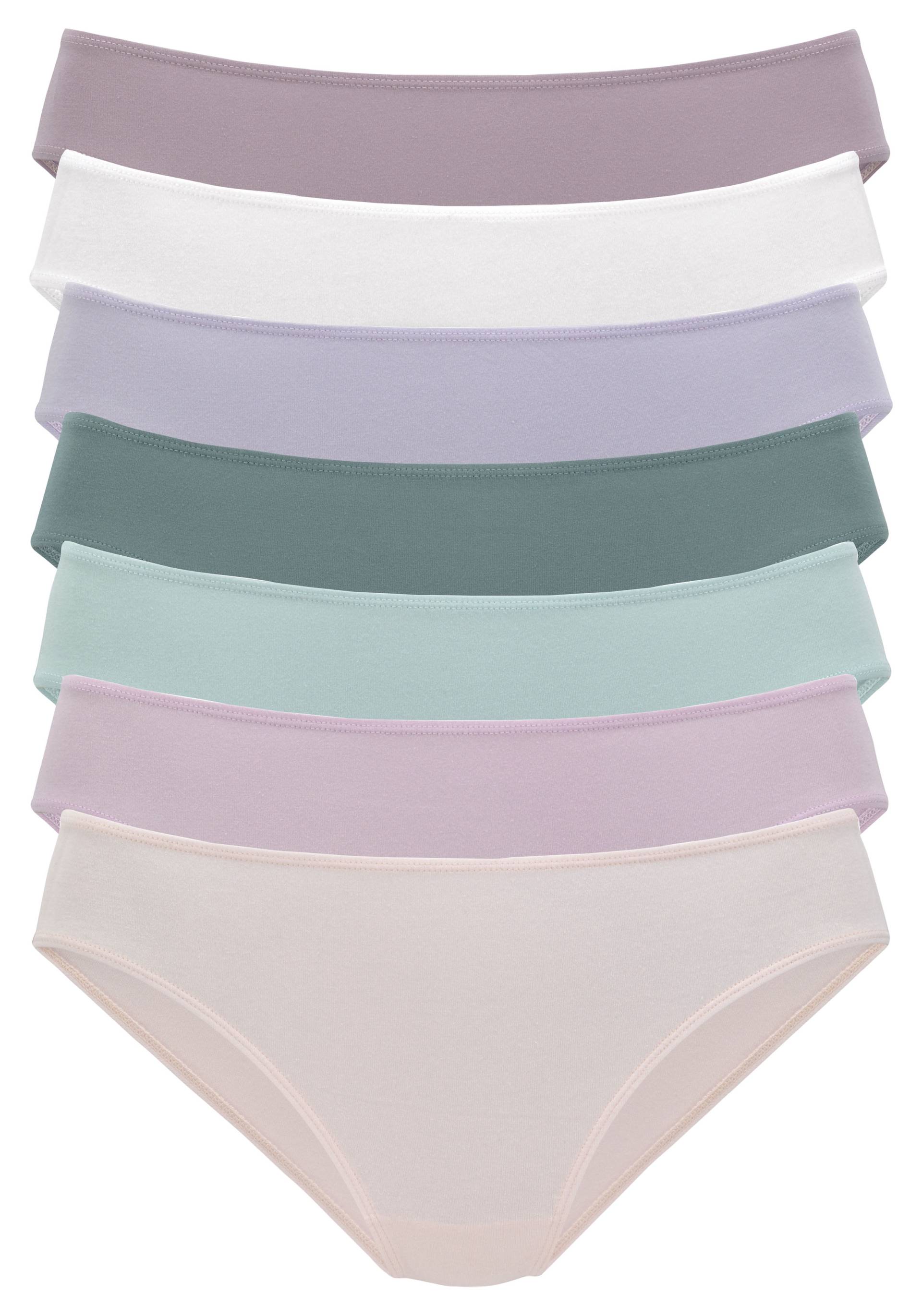 Vivance Jazz-Pants Slips, (7er-Pack), in frischen und gedeckten Farben von Vivance