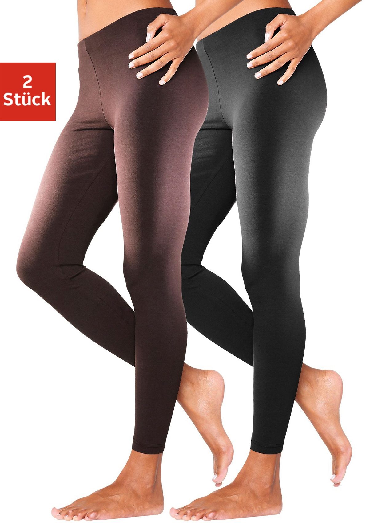 Vivance active Leggings, (2er-Pack) von Vivance active