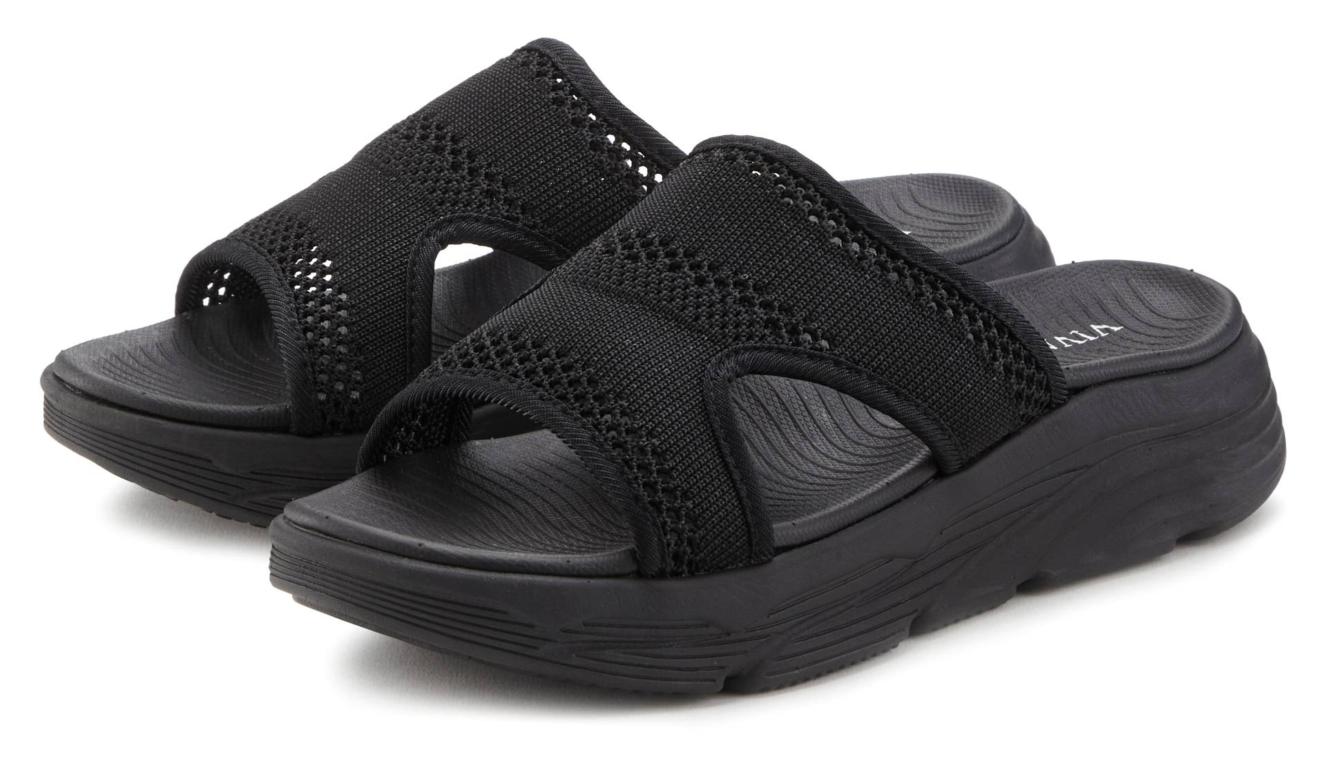 Vivance Pantolette, Mules, Sandale, offener Schuh mit modischer Chunky-Sohle VEGAN Vivance Pantolette, Mules, Sandale, offener Schuh mit modischer Chunky-Sohle VEGAN von Vivance