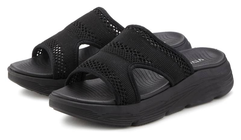 Vivance Pantolette, Mules, Sandale, offener Schuh mit modischer Chunky-Sohle VEGAN von Vivance