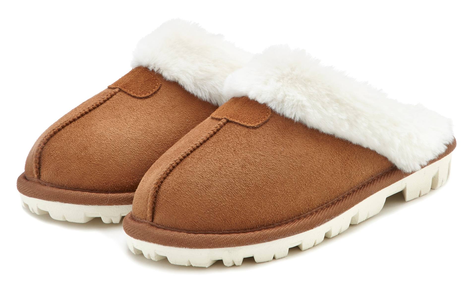 Vivance Pantolette »Plüsch Hausschuhe, Hausschuh, Pantoffeln, Clogs, Schlappen,«, mit Warmfutter VEGAN Vivance Pantolette »Plüsch Hausschuhe, Hausschuh, Pantoffeln, Clogs, Schlappen,«, mit Warmfutter VEGAN von Vivance