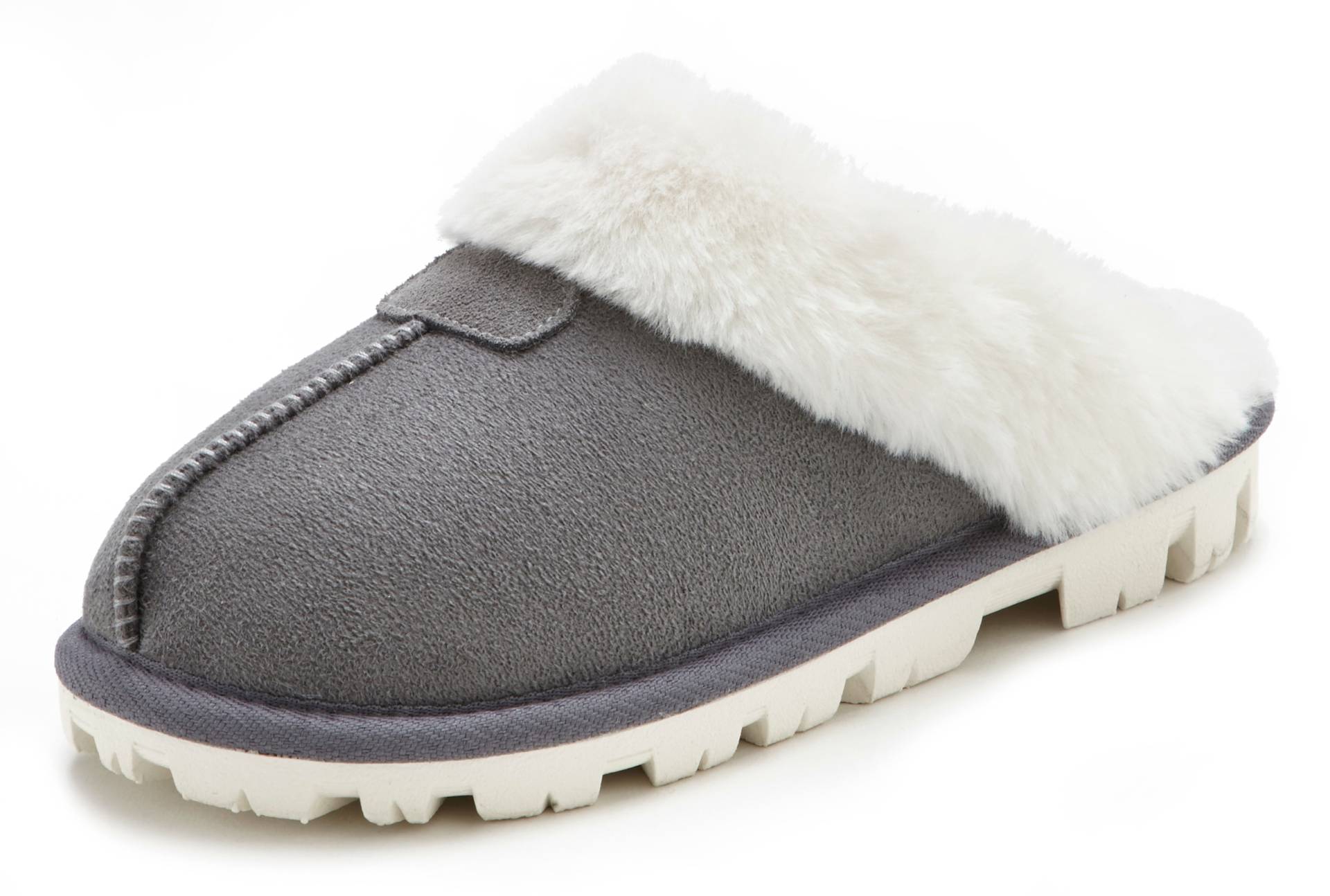 Vivance Pantolette »Plüsch Hausschuhe, Hausschuh, Pantoffeln, Clogs, Schlappen,«, mit Warmfutter VEGAN Vivance Pantolette »Plüsch Hausschuhe, Hausschuh, Pantoffeln, Clogs, Schlappen,«, mit Warmfutter VEGAN von Vivance