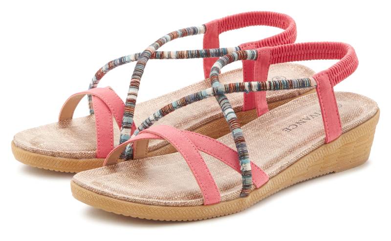 Vivance Sandale »Sommerschuh«, mit dezenten Schmuckelementen, Sandalette, Sommerschuh VEGAN von Vivance