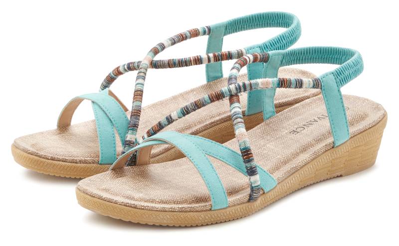 Vivance Sandale »Sommerschuh«, mit dezenten Schmuckelementen, Sandalette, Sommerschuh VEGAN von Vivance