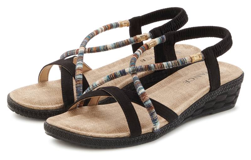 Vivance Sandale »Sommerschuh«, mit dezenten Schmuckelementen, Sandalette, Sommerschuh VEGAN von Vivance