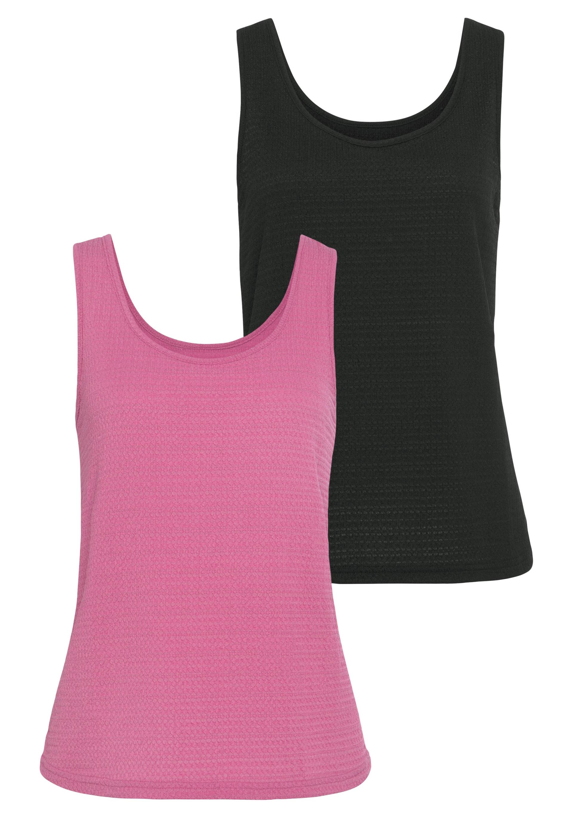 Vivance Strandtop »mit Tanktopträgern, Rundhals,«, (Packung, 2 tlg.) von Vivance