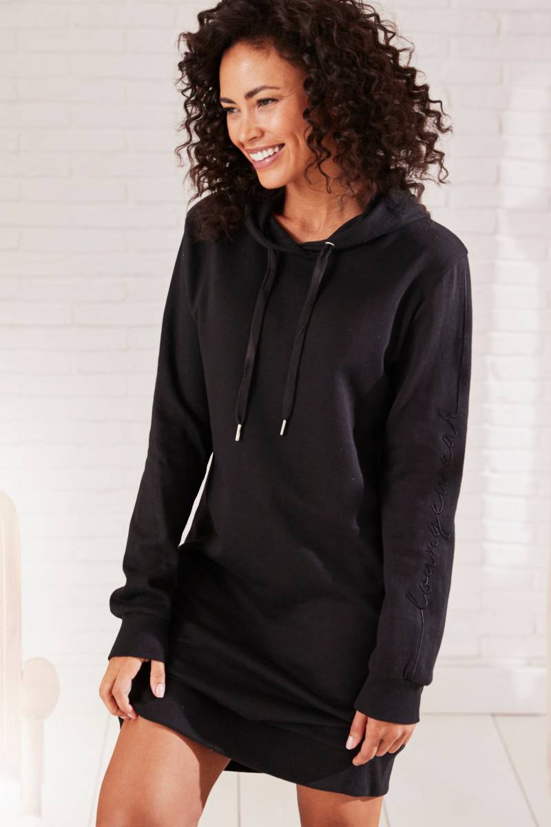 Vivance Sweatkleid, mit Loungewear Stickerei, Loungekleid von Vivance
