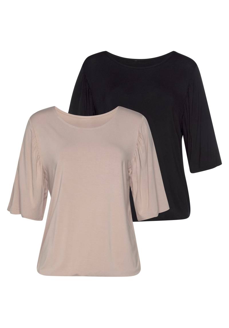 Vivance T-Shirt, (2er-Pack) von Vivance