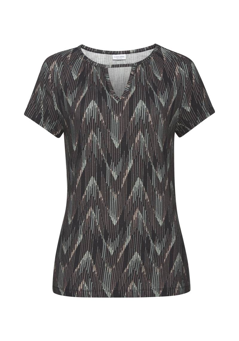 Vivance T-Shirt, mit kleinem Ausschnitt vorne von Vivance