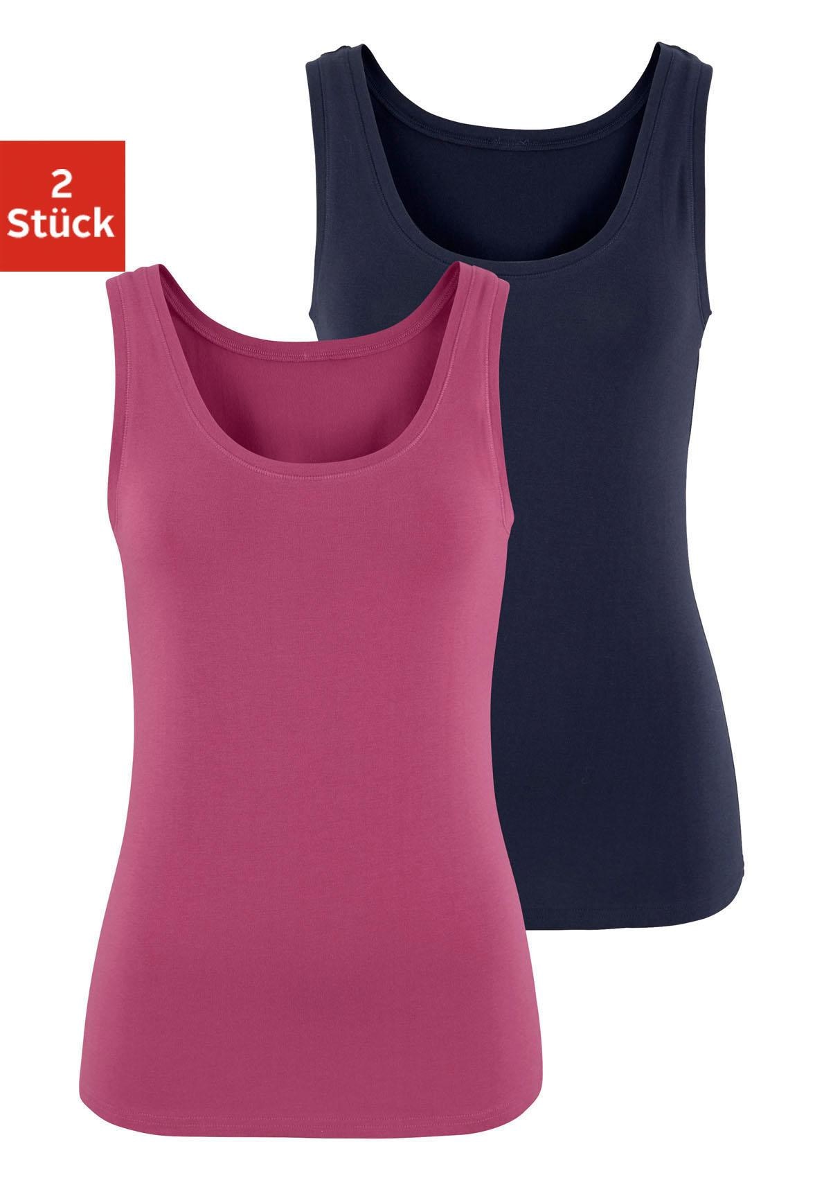 Vivance Tanktop, (2er-Pack) von Vivance