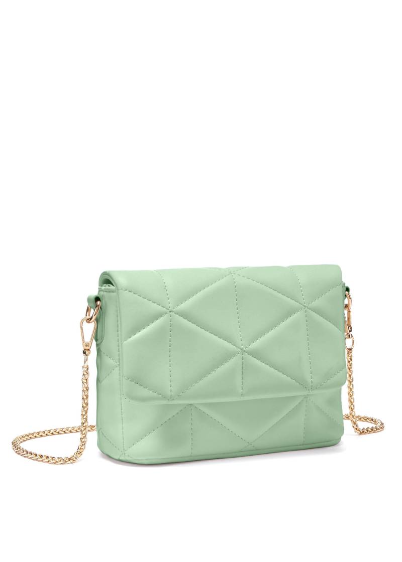 Vivance Umhängetasche »Minibag«, mit modischer Steppung, Kettentasche, Handtasche, Crossbody Bag VEGAN von Vivance
