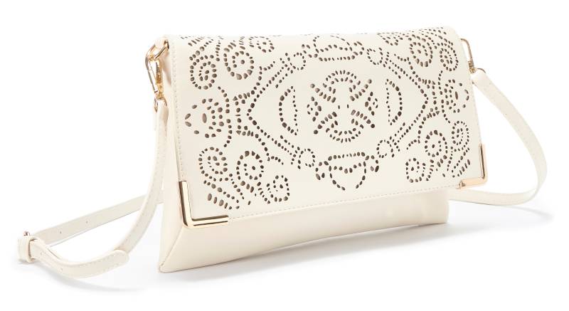 Vivance Umhängetasche »Clutch«, Abendtasche, Minibag, Handtasche, Schultertasche, Crossbody Bag VEGAN von Vivance
