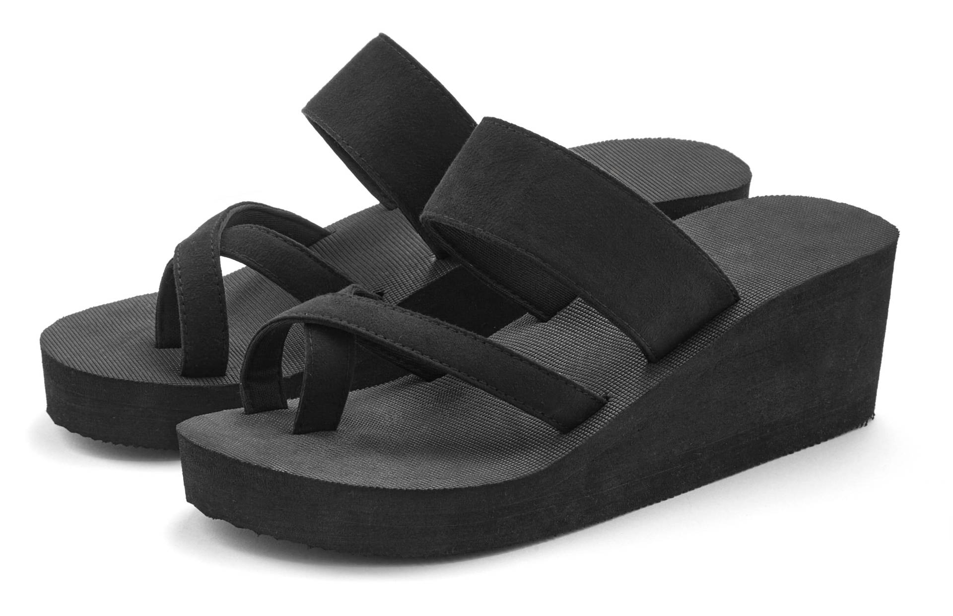 Vivance Zehentrenner »Sommerschuh, Pantolette, Sandale, Sandalette«, mit Keilabsatz aus wasserabweisendem Material besonders leicht VEGAN Vivance Zehentrenner »Sommerschuh, Pantolette, Sandale, Sandalette«, mit Keilabsatz aus wasserabweisendem Material besonders leicht VEGAN von Vivance