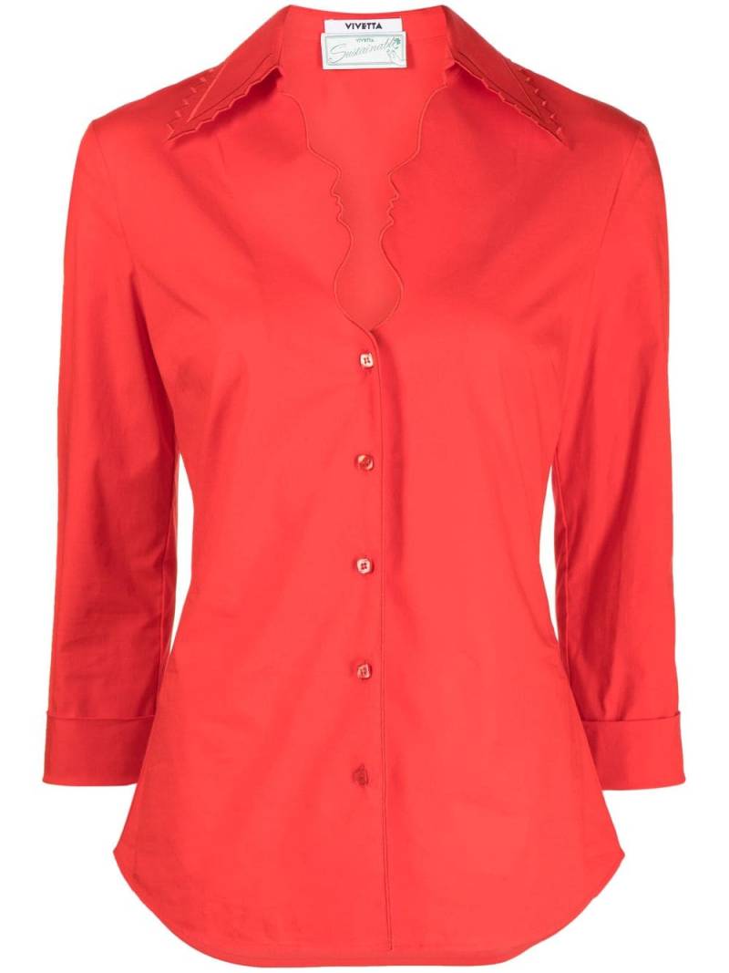 Vivetta Profiles buttoned shirt - Red von Vivetta