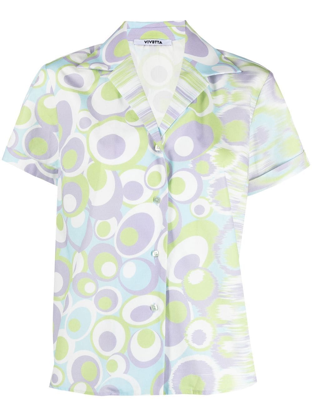 Vivetta all-over graphic-print shirt - Purple von Vivetta