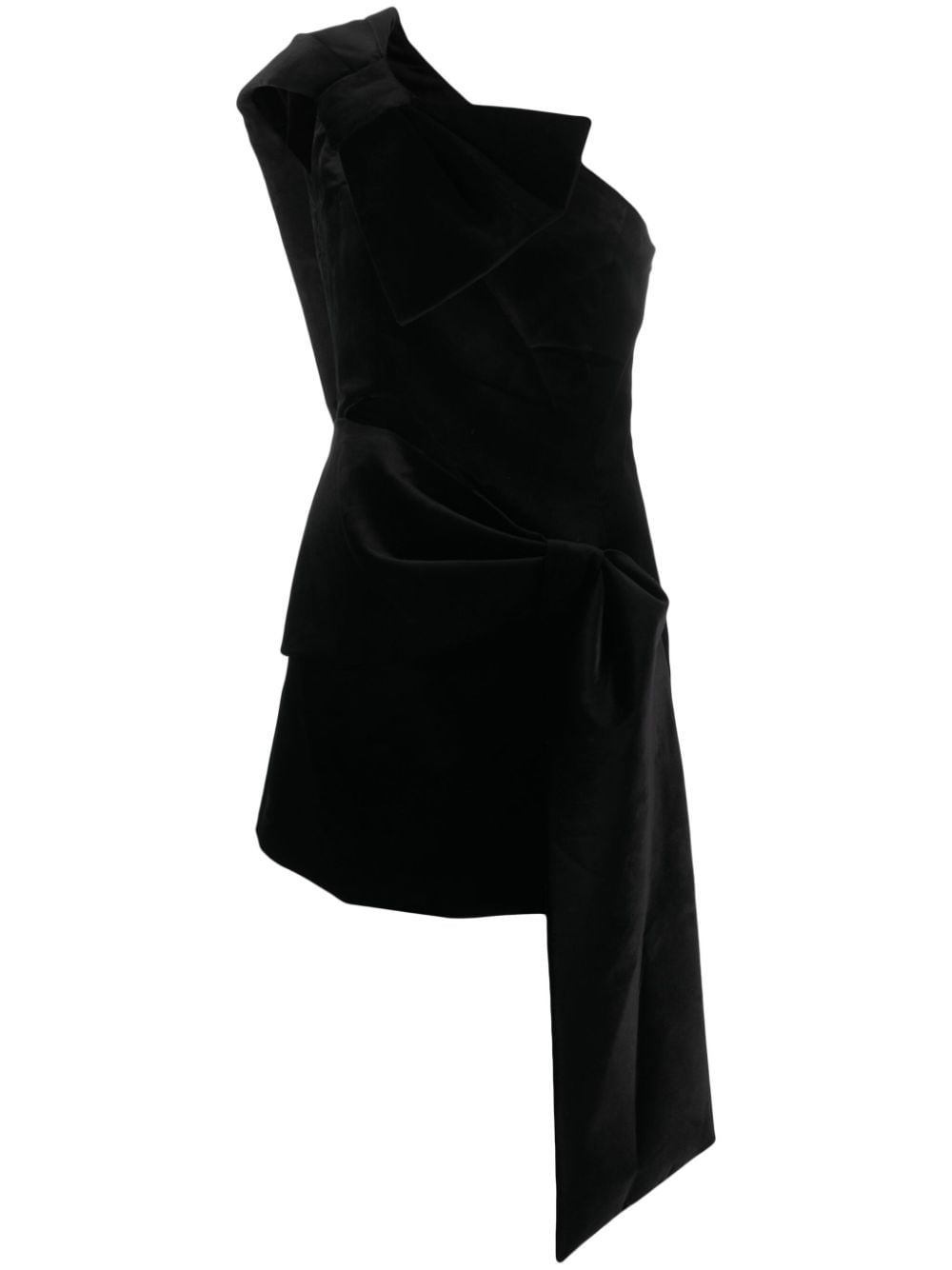 Vivetta bow-detail cut-out minidress - Black von Vivetta