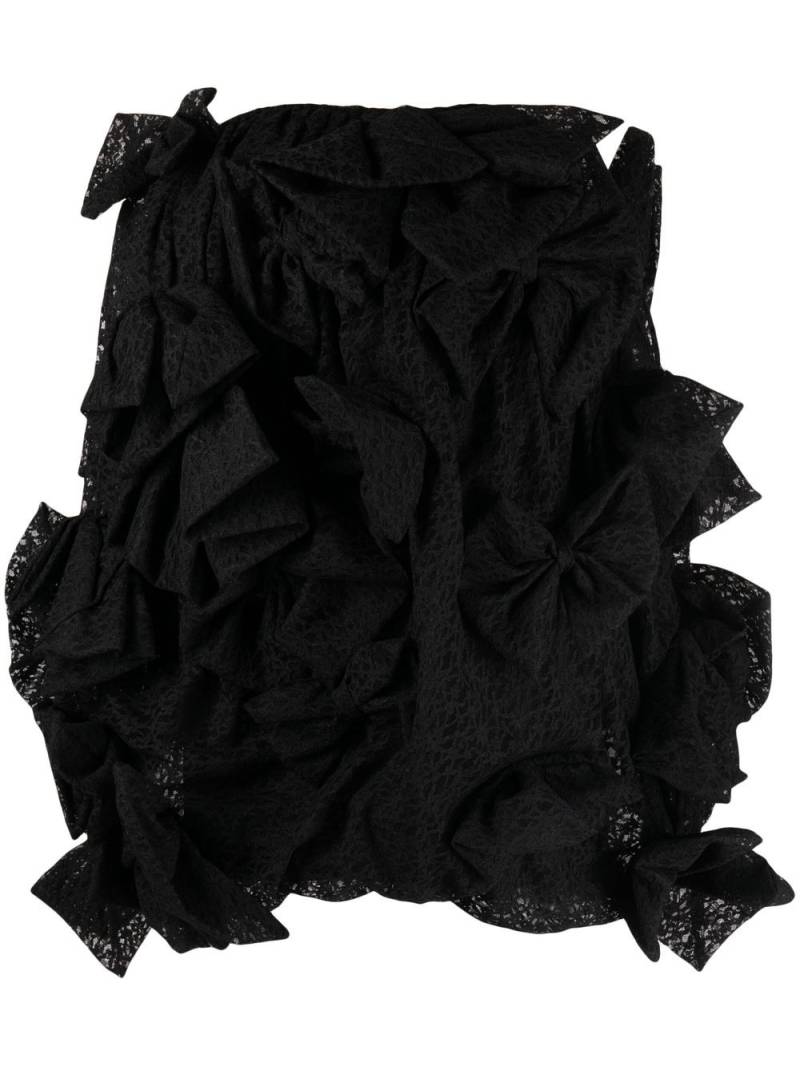 Vivetta bow-detail minidress - Black von Vivetta