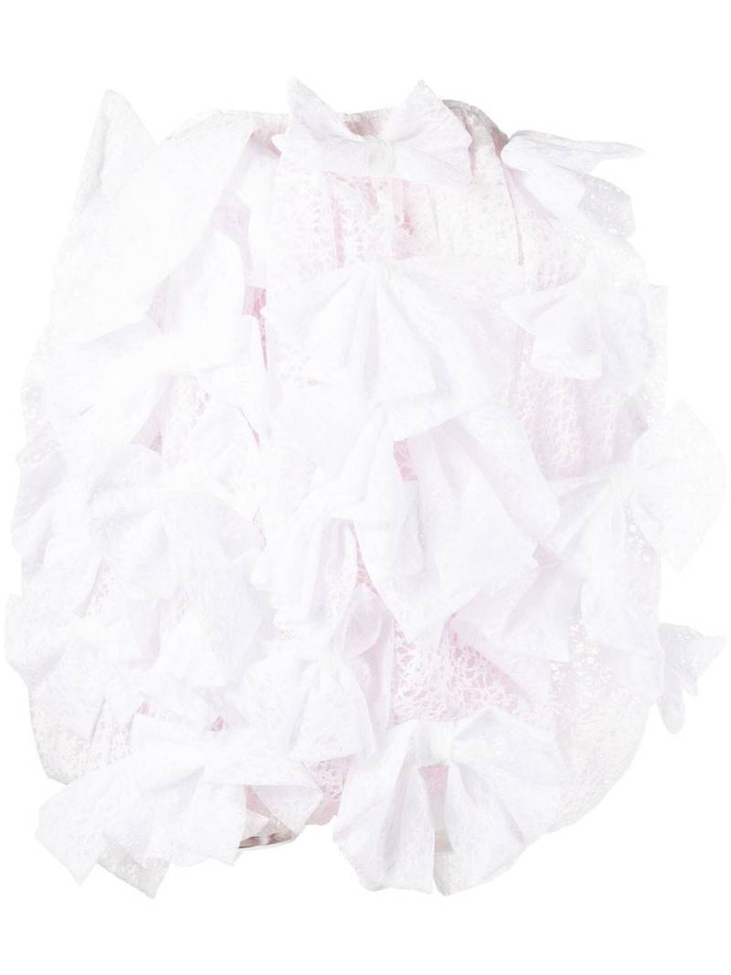 Vivetta bow-detail minidress - White von Vivetta