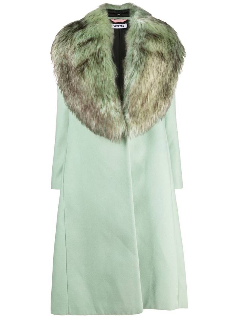 Vivetta faux-fur coat - Green von Vivetta